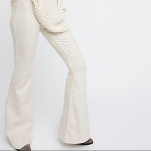 Free People Pants - free people white flare jeans Free People Pants - free people white flare jeans
